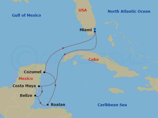 Cruise Map