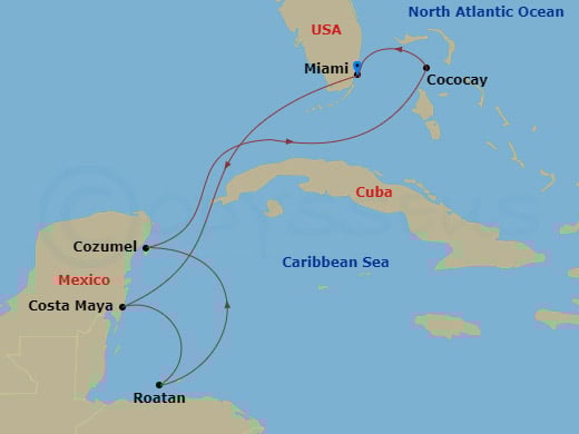 Cruise Map