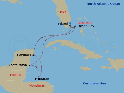 Cruise Map