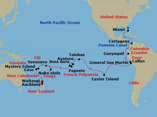 Cruise Map