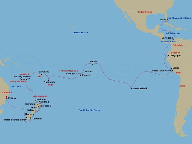 Cruise Map