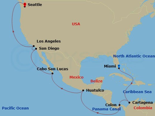 Cruise Map