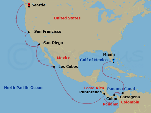 Cruise Map