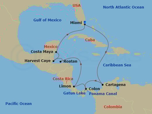 Cruise Map