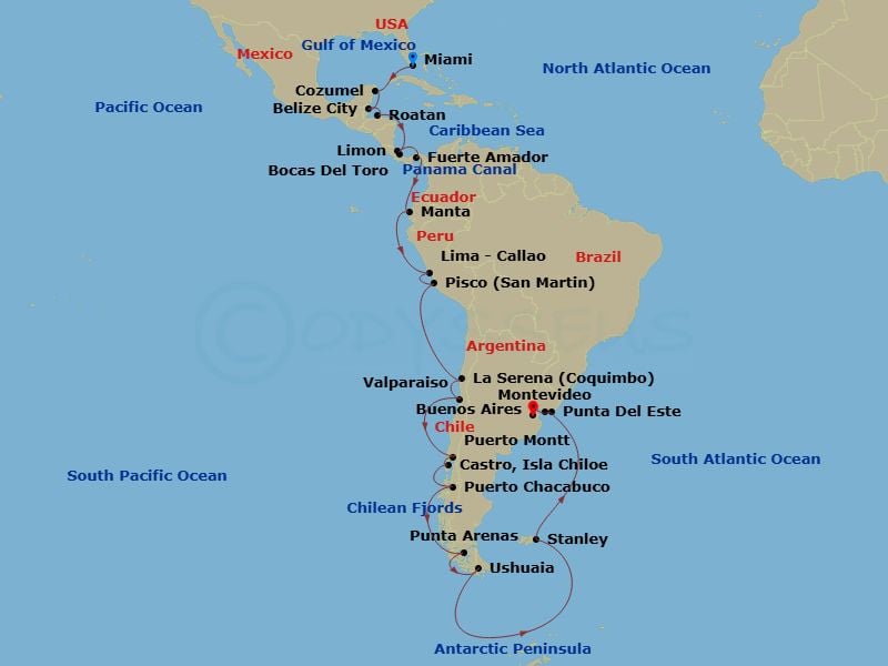 Cruise Map