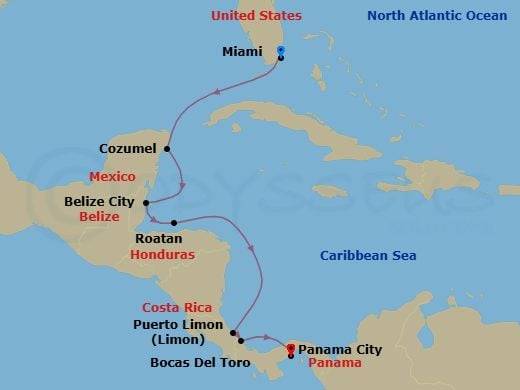 Cruise Map