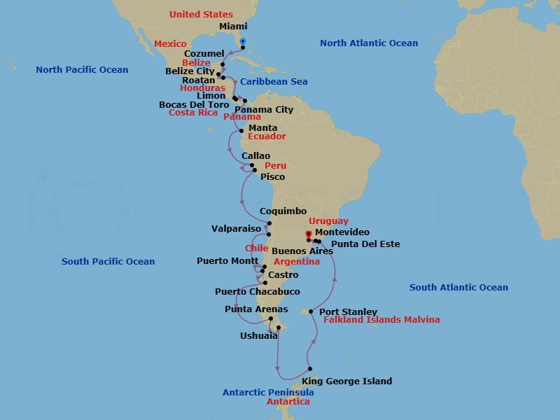 Cruise Map
