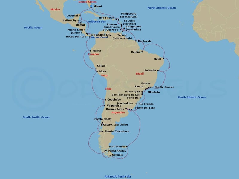 Cruise Map