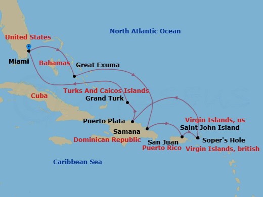 Cruise Map