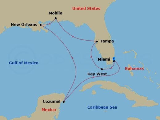 Cruise Map