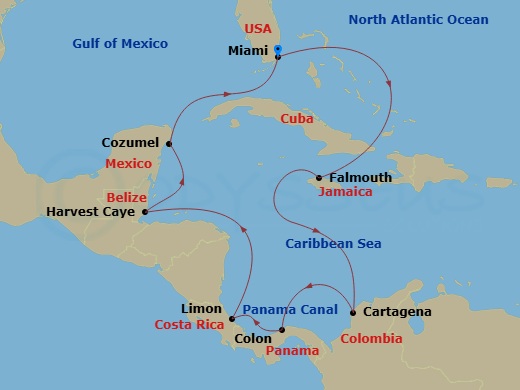 Cruise Map