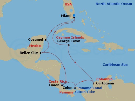 Cruise Map