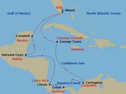 Cruise Map