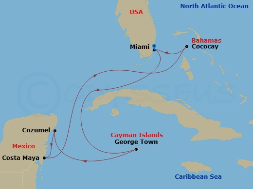 Cruise Map