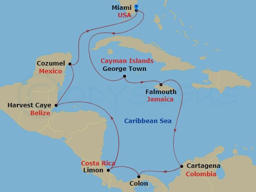 Cruise Map