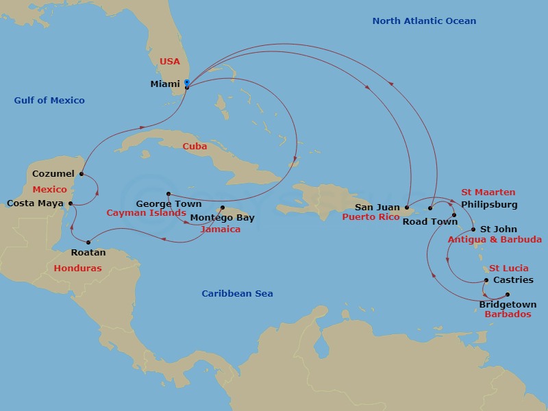 Cruise Map