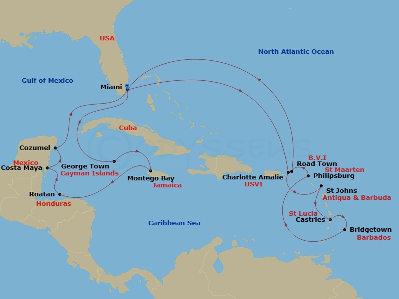 Cruise Map