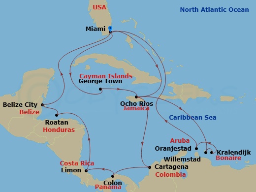 Cruise Map