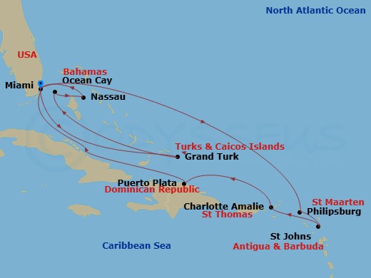 Cruise Map