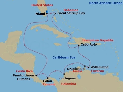 Cruise Map
