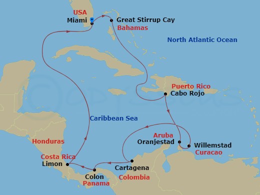 Cruise Map