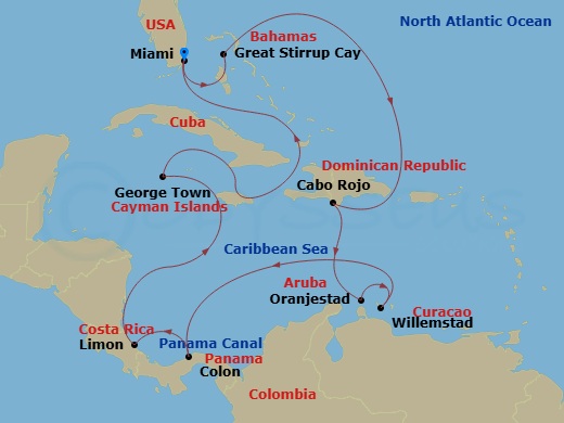 Cruise Map