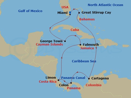 Cruise Map