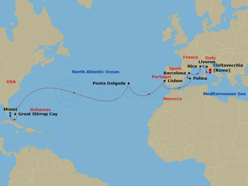 Cruise Map