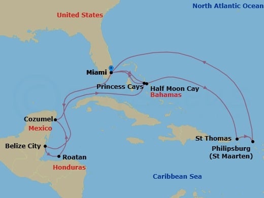 Cruise Map