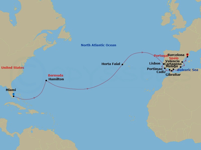 Cruise Map
