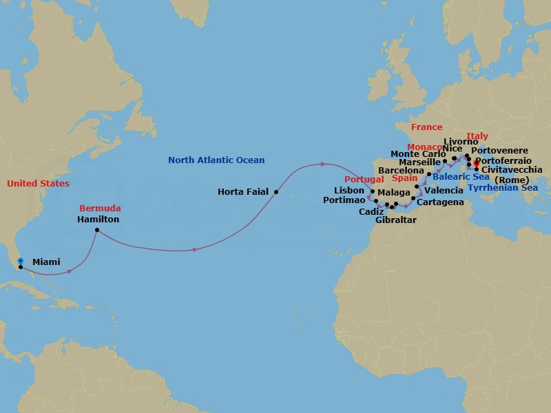 Cruise Map