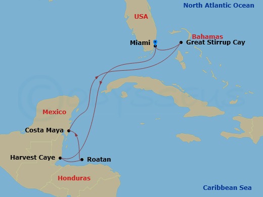 Cruise Map