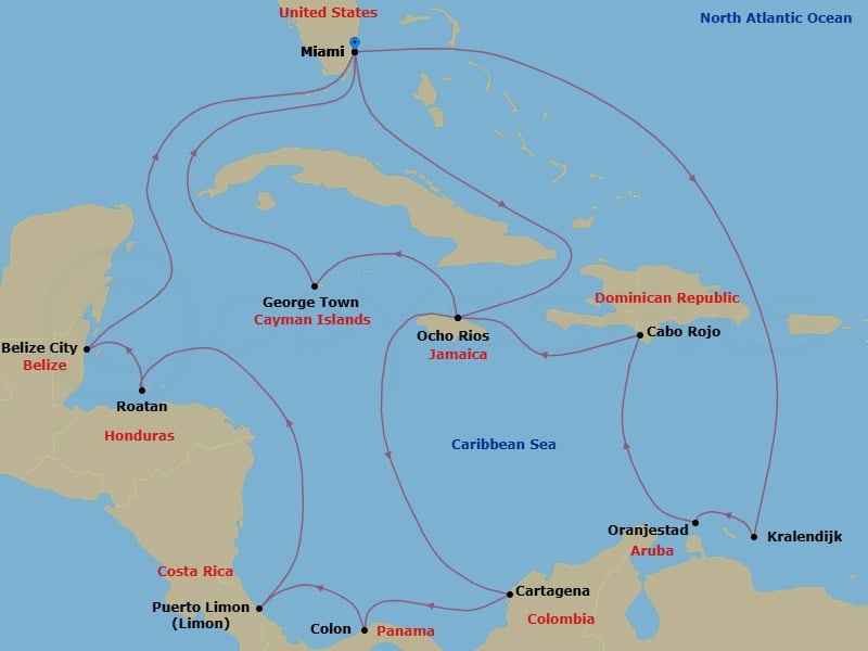 Cruise Map