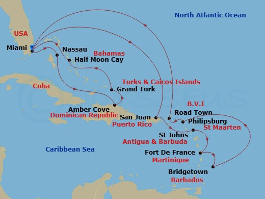 Cruise Map