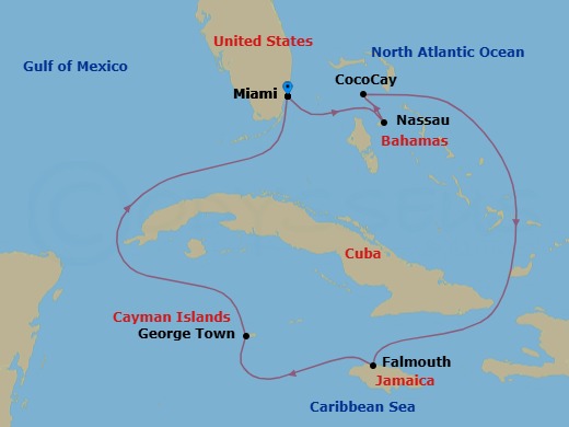 Cruise Map