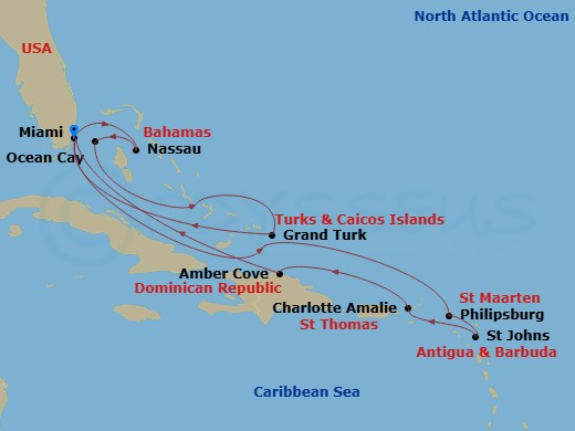 Cruise Map