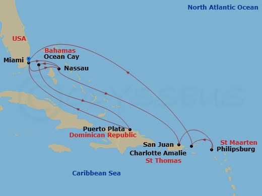 Cruise Map
