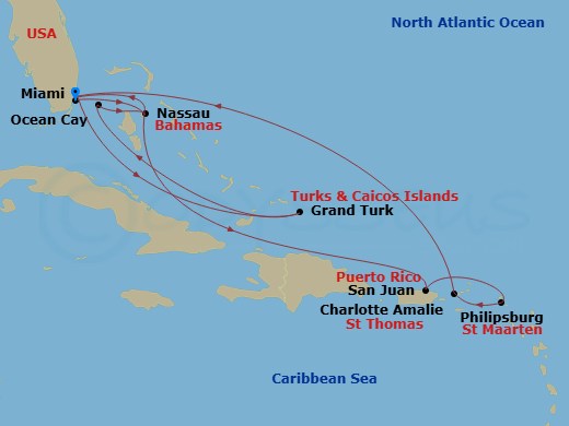Cruise Map