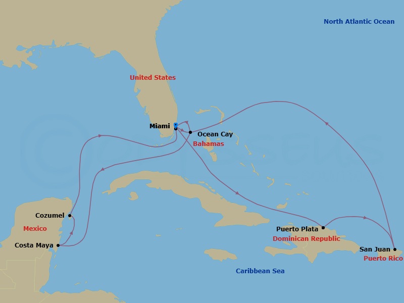 Cruise Map