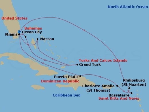 Cruise Map