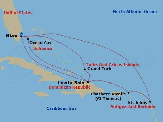 Cruise Map
