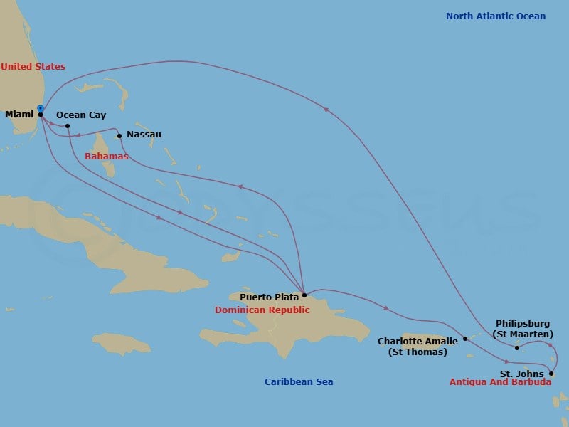 Cruise Map