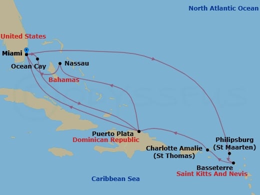 Cruise Map