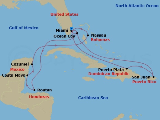 Cruise Map