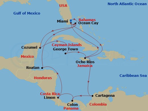 Cruise Map
