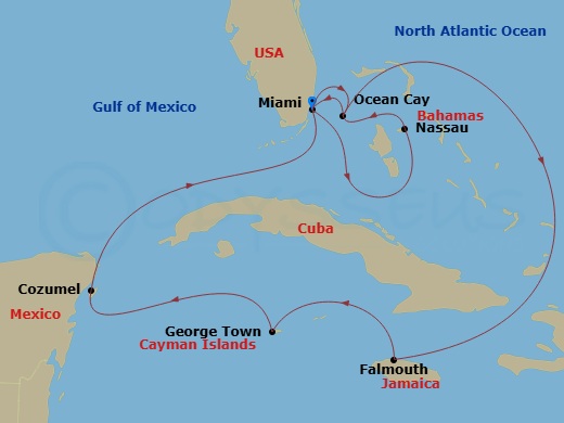 Cruise Map