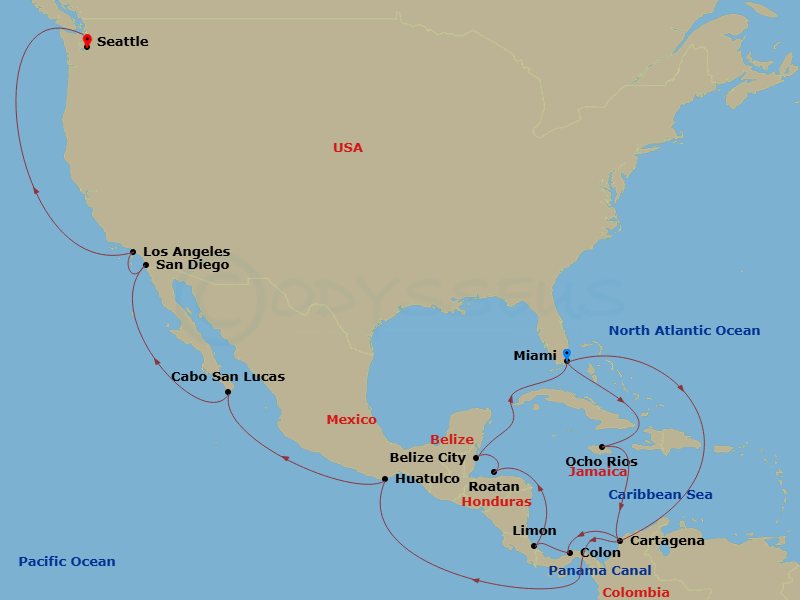 Cruise Map