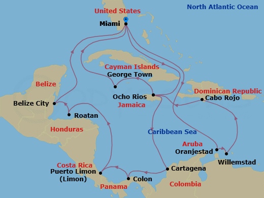 Cruise Map
