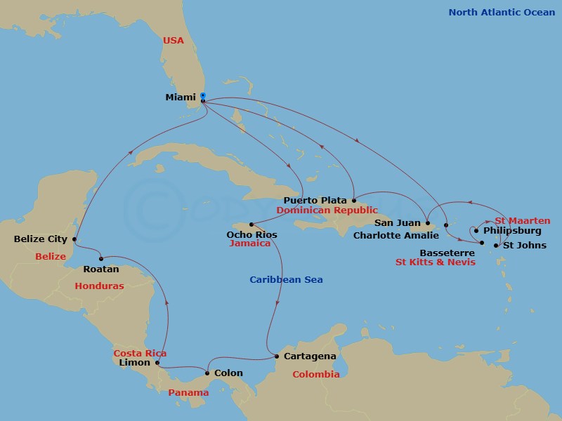 Cruise Map