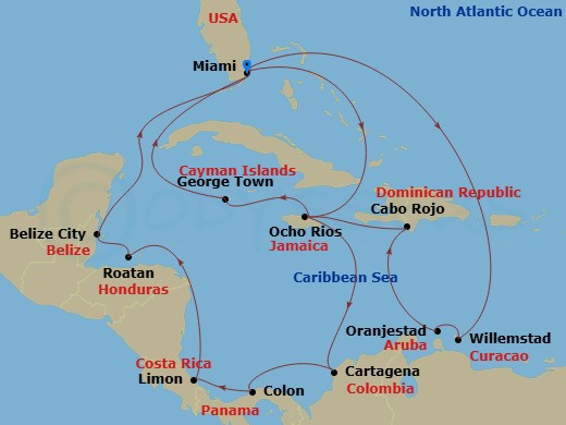 Cruise Map